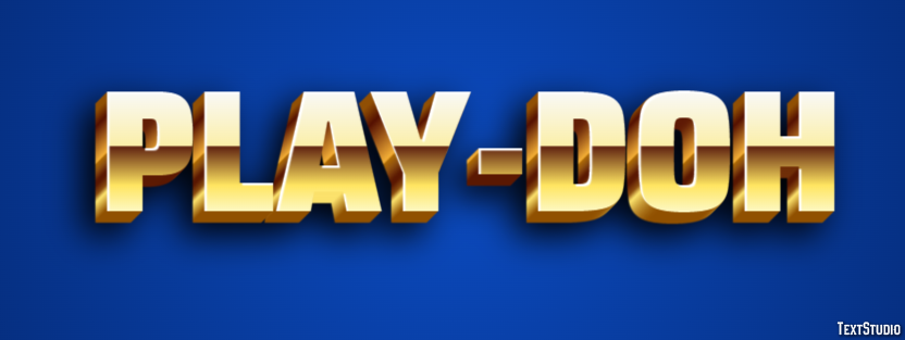 Play-Doh Tekst Effect