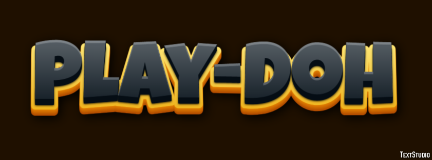 Play-Doh Tekst Effect