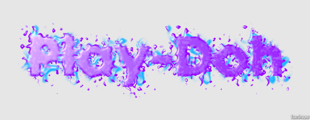 Play-Doh Tekst Effect