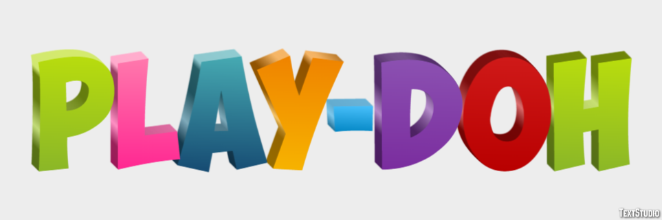 Play-Doh Efekt tekstowy