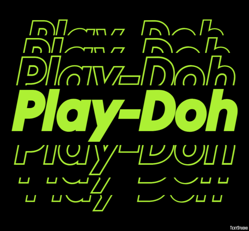 Play-Doh Metin Efekti