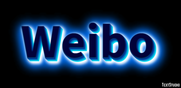 Weibo Text effect