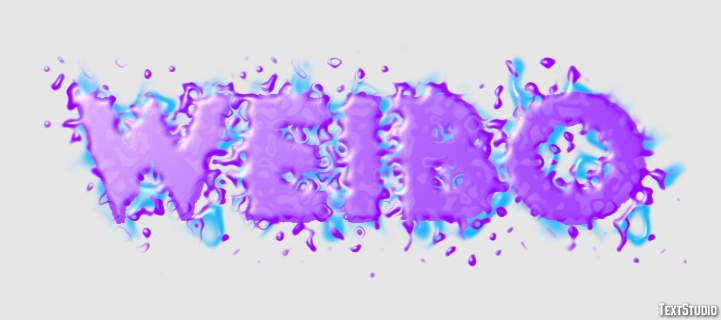 Weibo Text effect