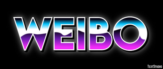 Weibo Text effect