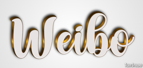 Weibo Text effect