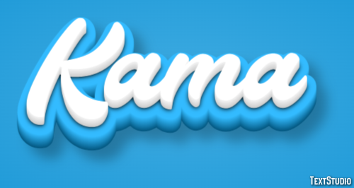 Kama Text effect