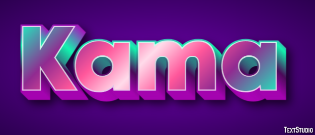 Kama Text effect
