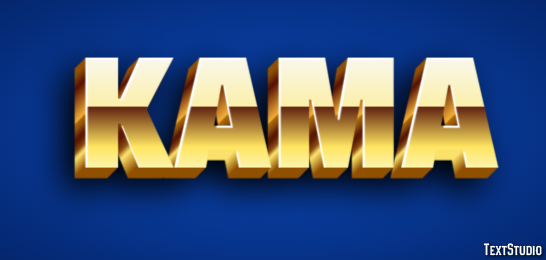 Kama Text Effect