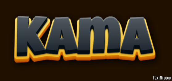 Kama Text Effect