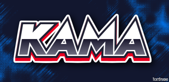 Kama Text effect