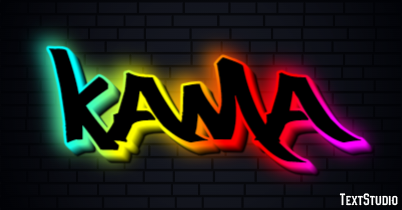 Kama Text effect