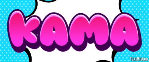 Kama Text effect