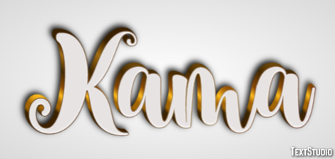 Kama Text effect