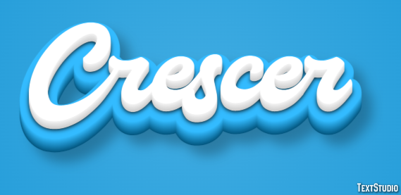Crescer Text Effect