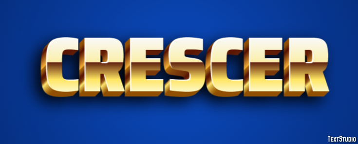 Crescer Text Effect