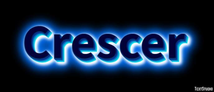 Crescer Effetto testo