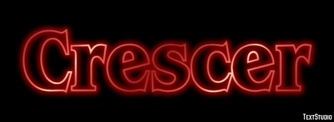 Crescer Text Effect