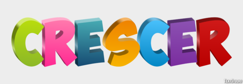 Crescer Text Effect