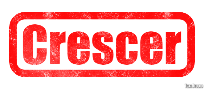 Crescer Text effect