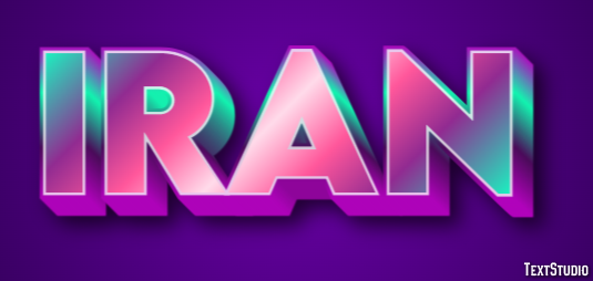 Iran Text Effect