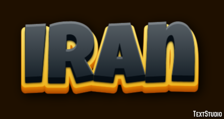 Iran Text Effect