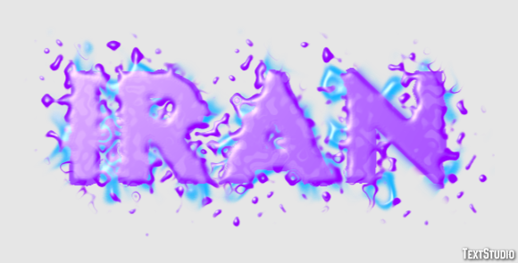 Iran Text Effect