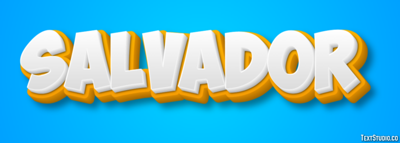 Salvador Efecto de texto