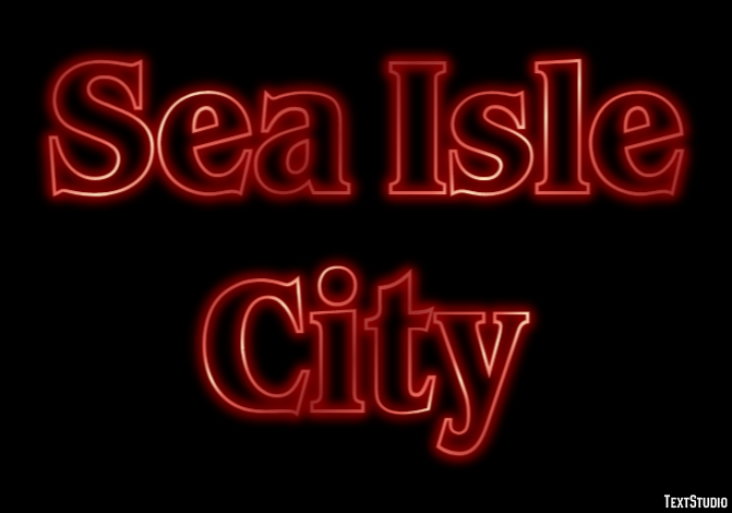 Sea Isle City Effetto testo