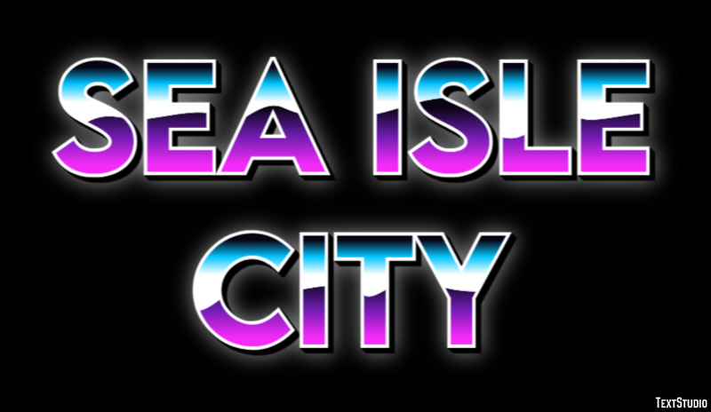 Sea Isle City Effetto testo