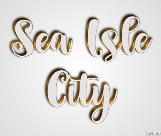 Sea Isle City Effetto testo