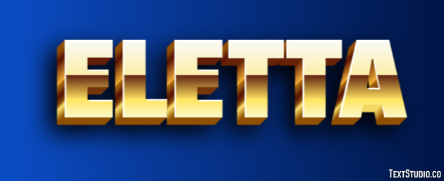 Eletta Effetto testo