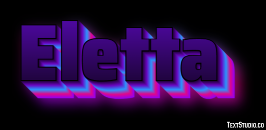 Eletta Effetto testo