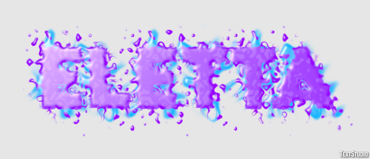 Eletta Texteffekt