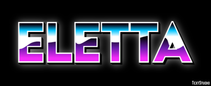 Eletta Эффект текста