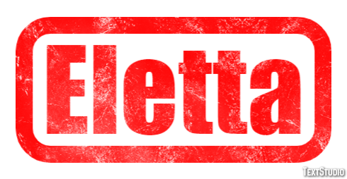 Eletta Effetto testo