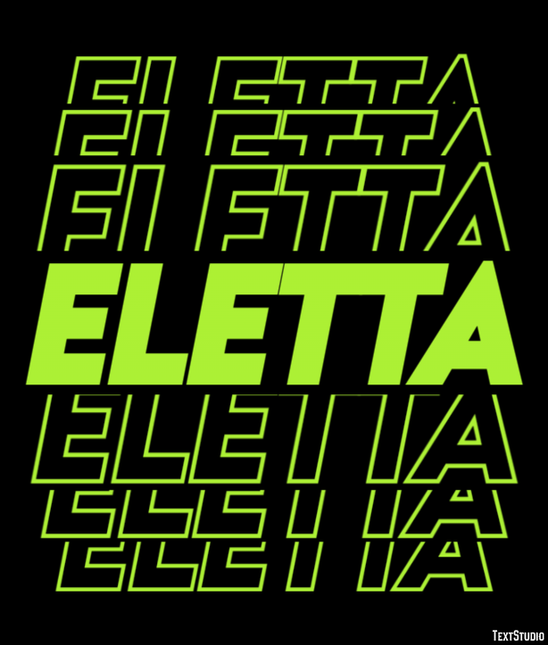 Eletta Effetto testo