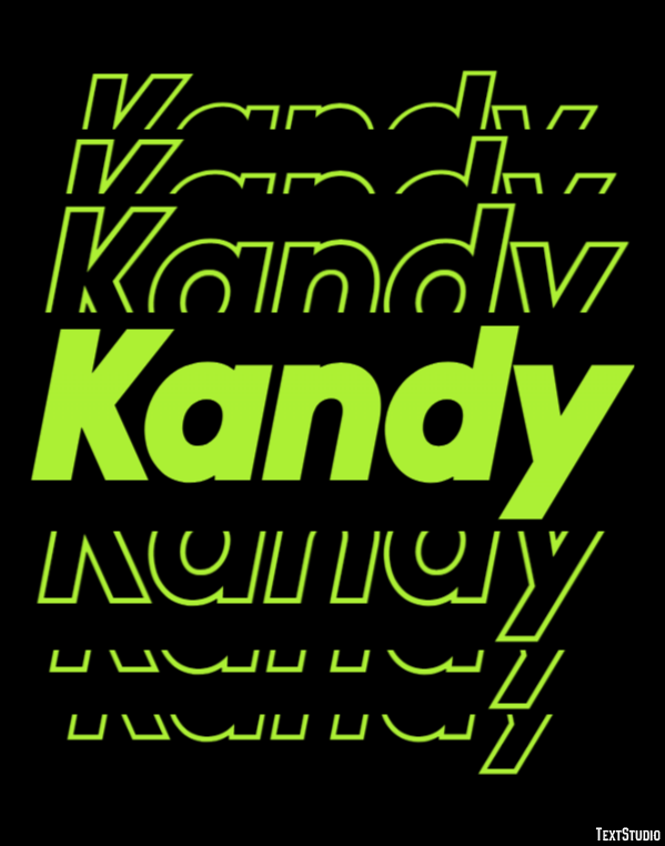 Kandy Text Effect
