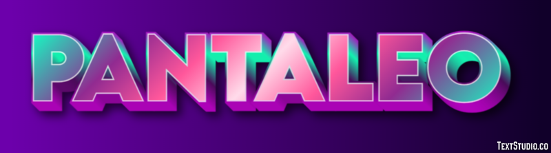 Pantaleo Effetto testo