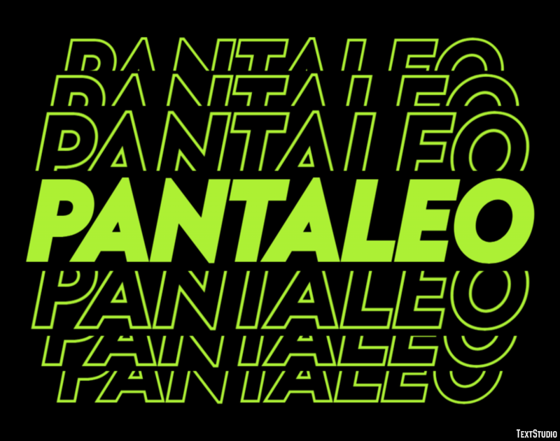 Pantaleo Effetto testo