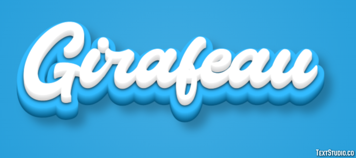 Girafeau Texteffekt