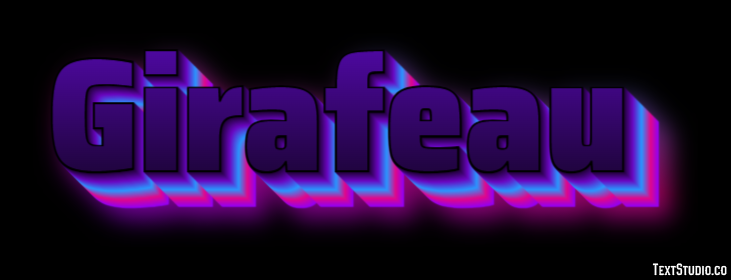 Girafeau Texteffekt