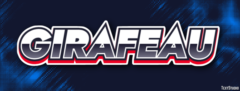 Girafeau Effet de Texte