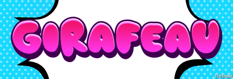 Girafeau Effet de Texte