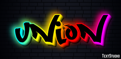 Union Tekst Effect