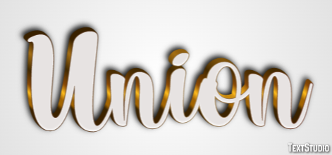 Union Tekst Effect