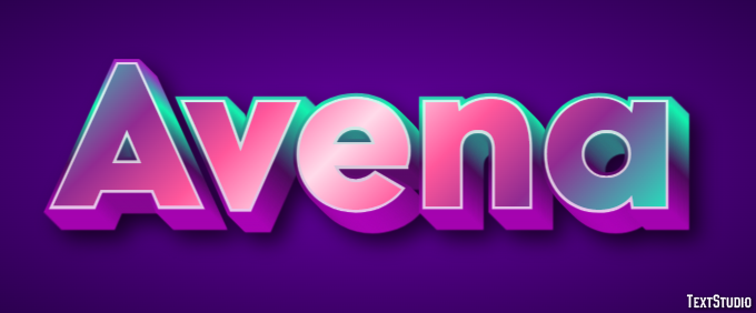 Avena Text Effect