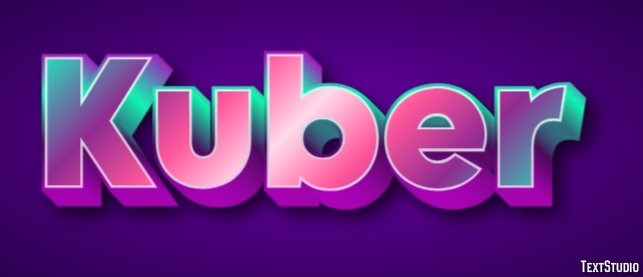Kuber Text effect