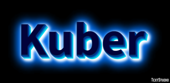 Kuber Text effect