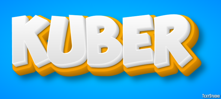 Kuber Text effect