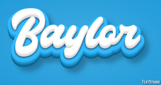 Baylor Efecto de Texto